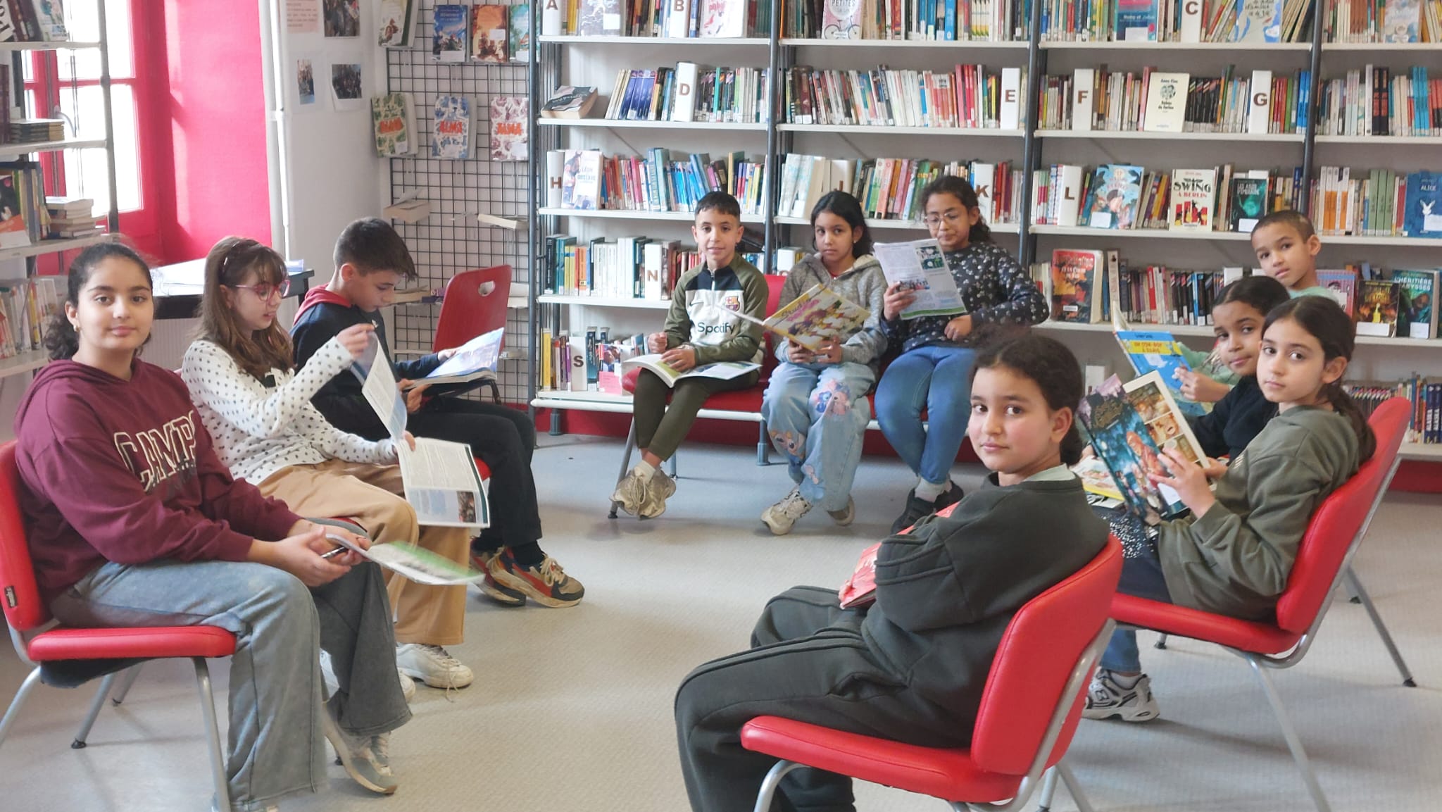 Les CM2 de Ste Thérèse au collège St Louis
