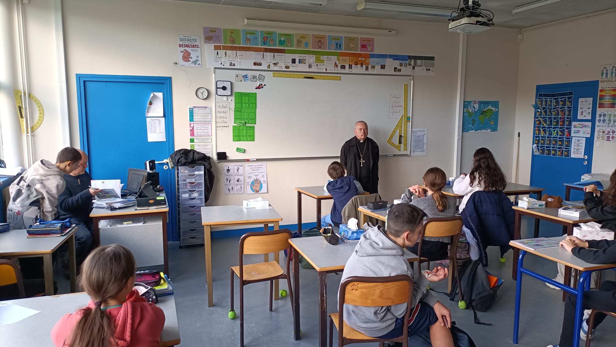 Visite de Monseigneur Yves Baumgarten