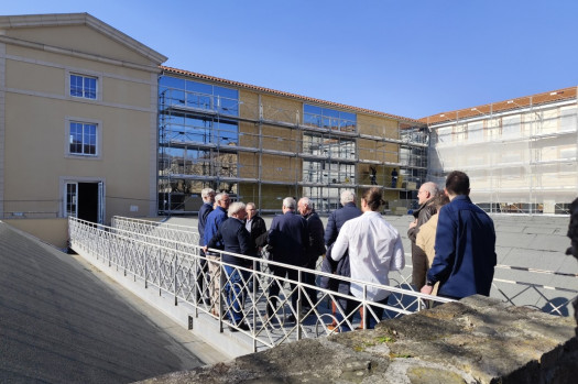 Visite du chantier du futur lycée du Pôle La Chartreuse