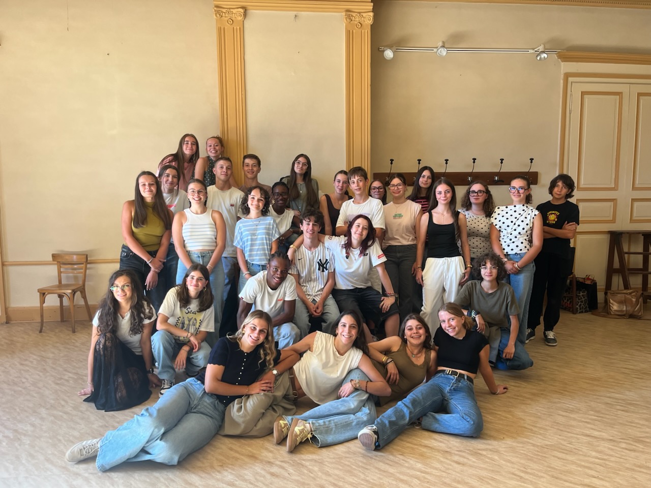 Les élèves de l'option théâtre font leur rentrée !