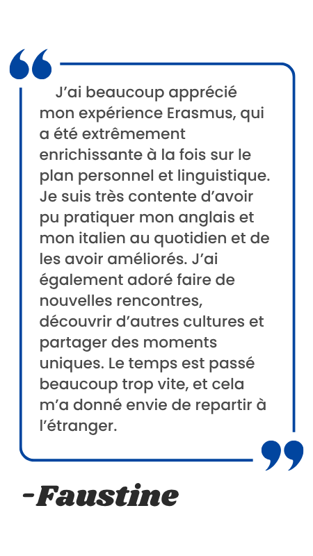 Témoignages Erasmus